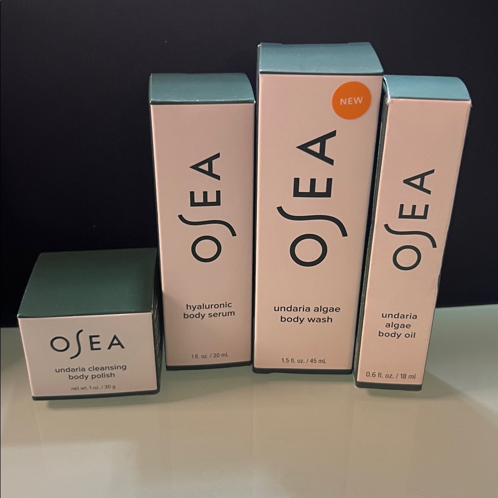 Full Set Osea Body Wash, Body Polish, Body Serum And Body Oil